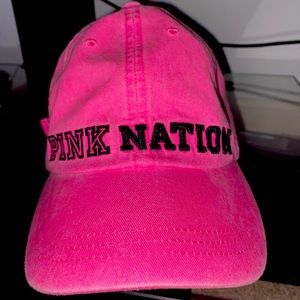 Neon Pink Victoria Secret PINK nation hat